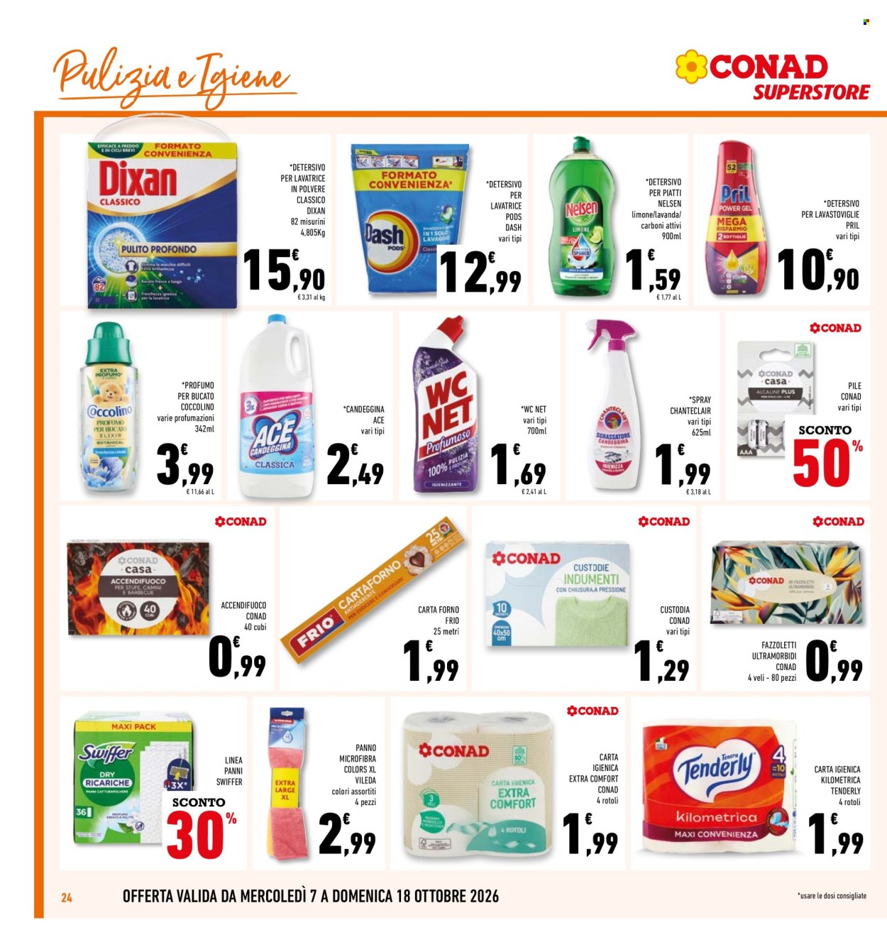 Volantino Conad Superstore - 7/10/2026 - 18/10/2026. Pagina 24