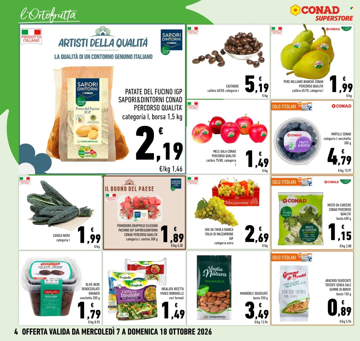 Volantino Conad Superstore - 7/10/2026 - 18/10/2026. Pagina 4