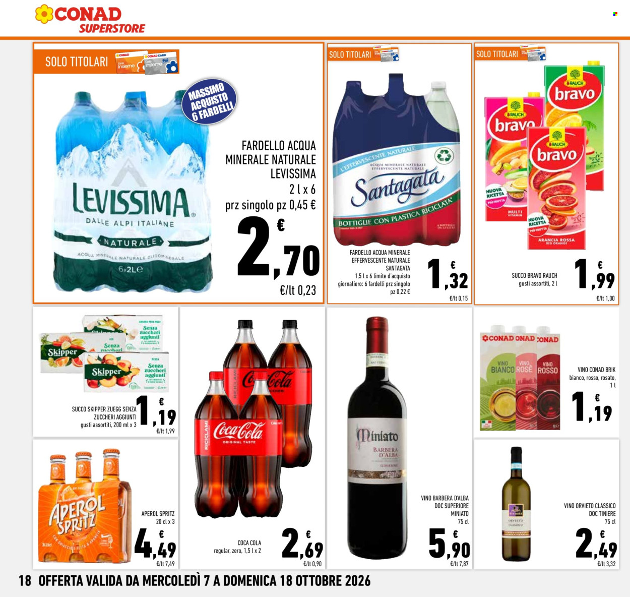 Volantino Conad Superstore - 7/10/2026 - 18/10/2026. Pagina 18