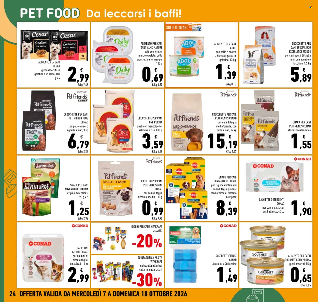 Leták Conad Superstore - 7.10.2026 - 18.10.2026. Strana 24