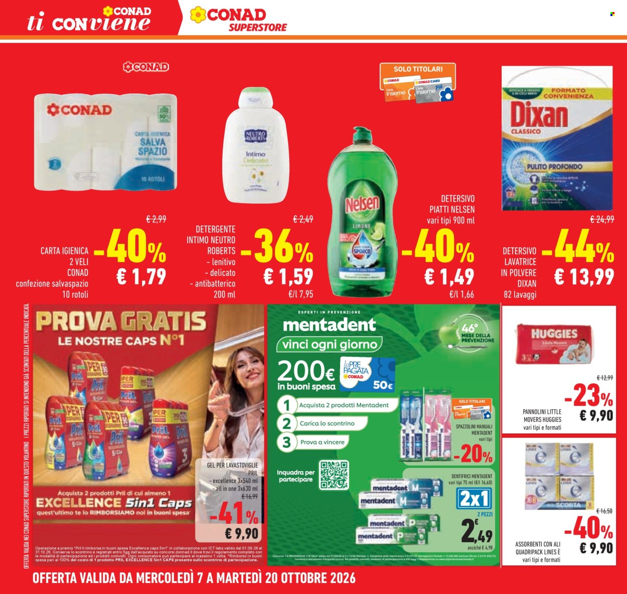 Leták Conad Superstore - 7.10.2026 - 20.10.2026. Strana 40