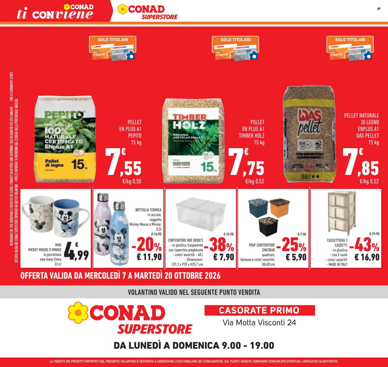 Volantino Conad Superstore - 7/10/2026 - 20/10/2026. Pagina 42