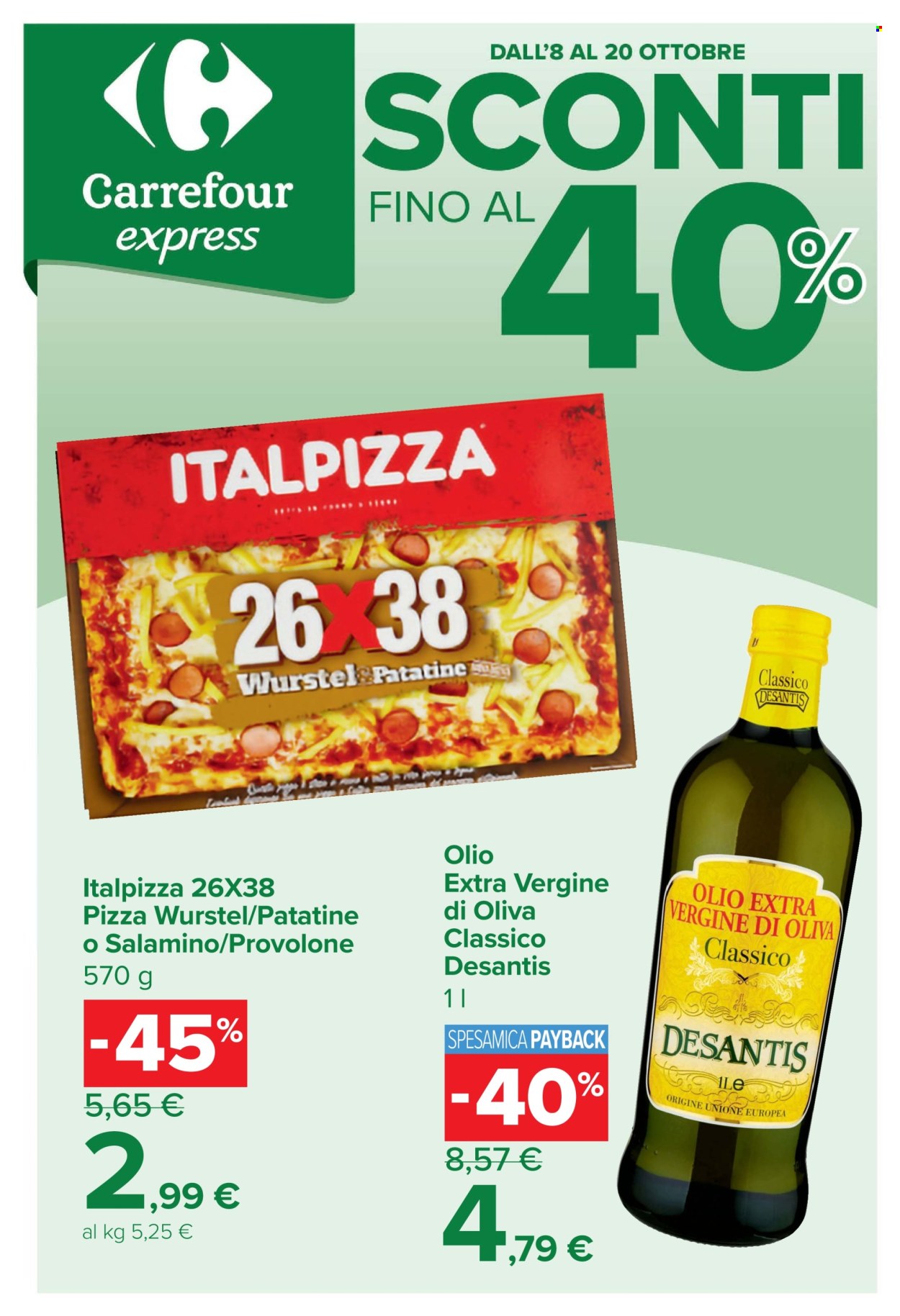 Volantino Carrefour - 8/10/2026 - 20/10/2026. Pagina 1