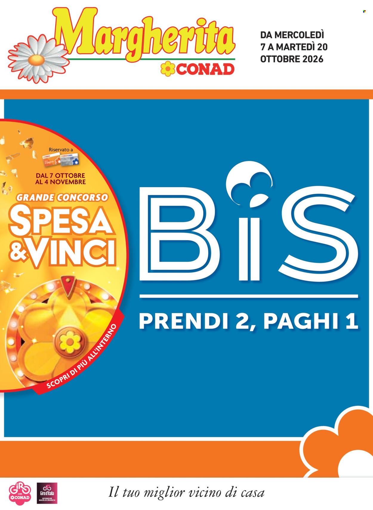 Leták Margherita Conad - 7.10.2026 - 20.10.2026. Strana 1