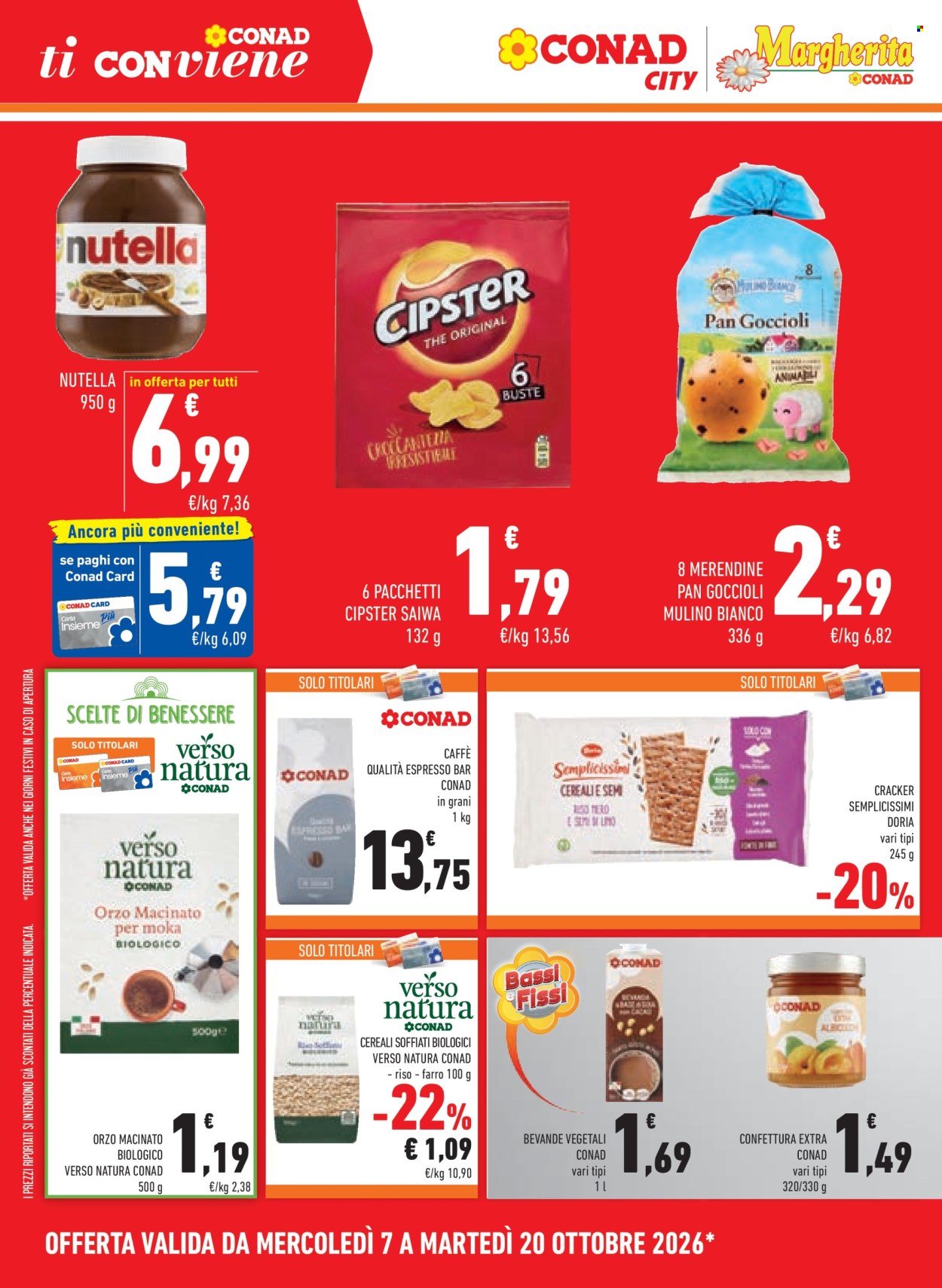 Volantino Margherita Conad - 7/10/2026 - 20/10/2026. Pagina 18