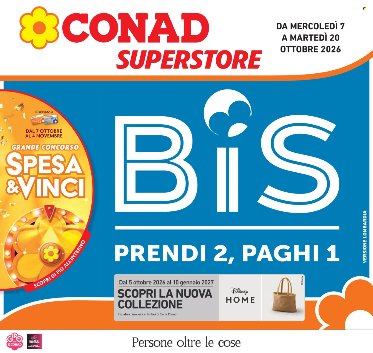 Volantino Conad Superstore - 7/10/2026 - 20/10/2026. Pagina 1