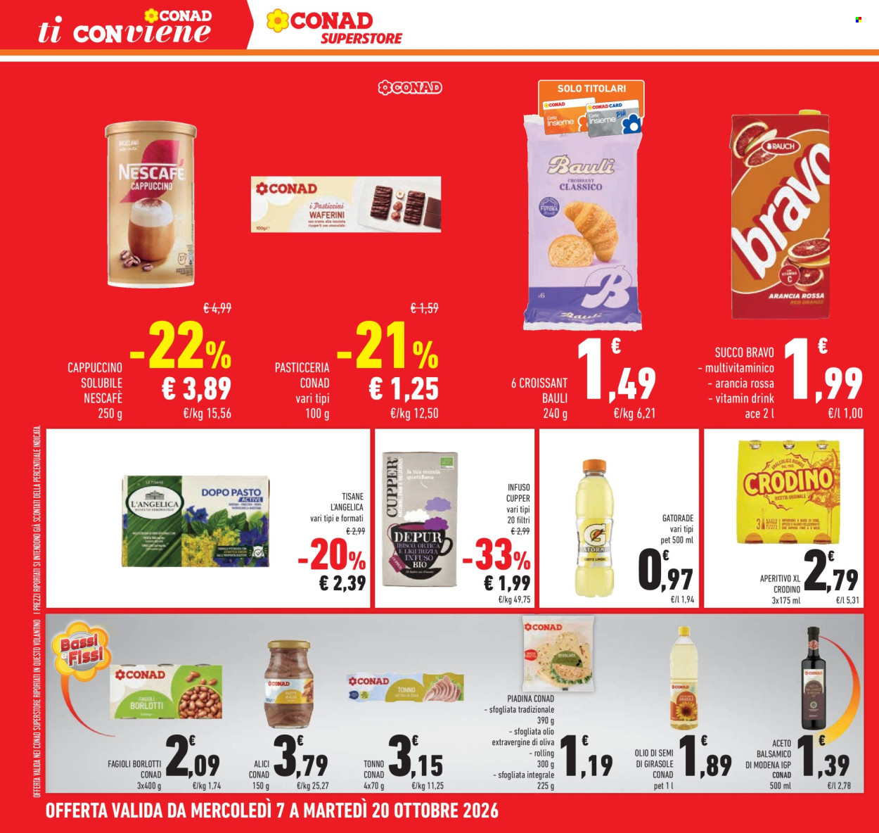 Volantino Conad Superstore - 7/10/2026 - 20/10/2026. Pagina 46