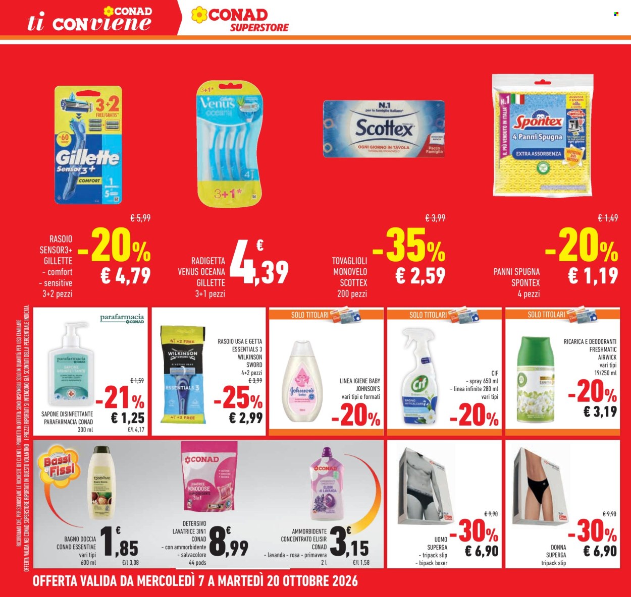 Volantino Conad Superstore - 7/10/2026 - 20/10/2026. Pagina 48