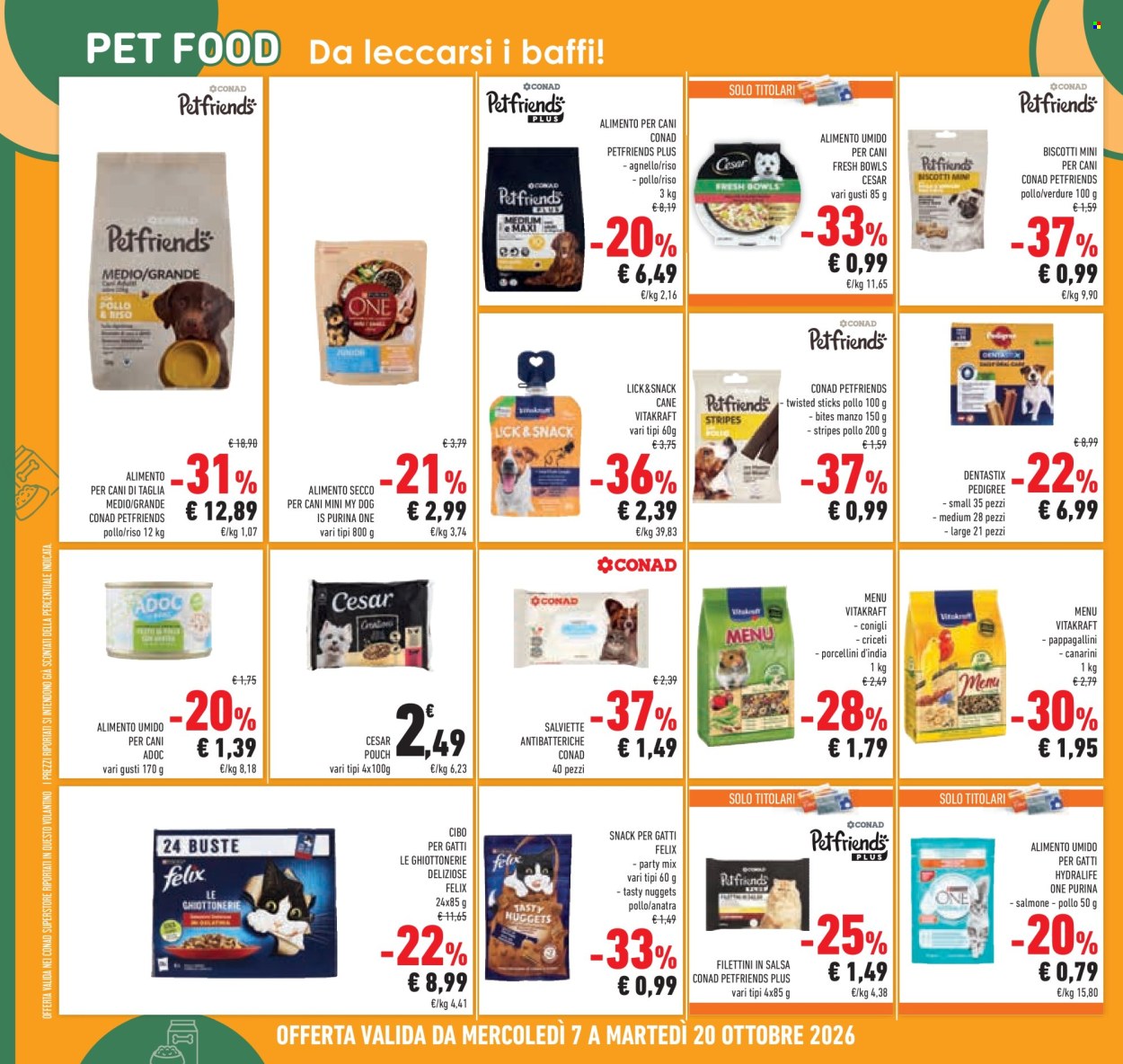 Leták Conad Superstore - 7.10.2026 - 20.10.2026. Strana 38