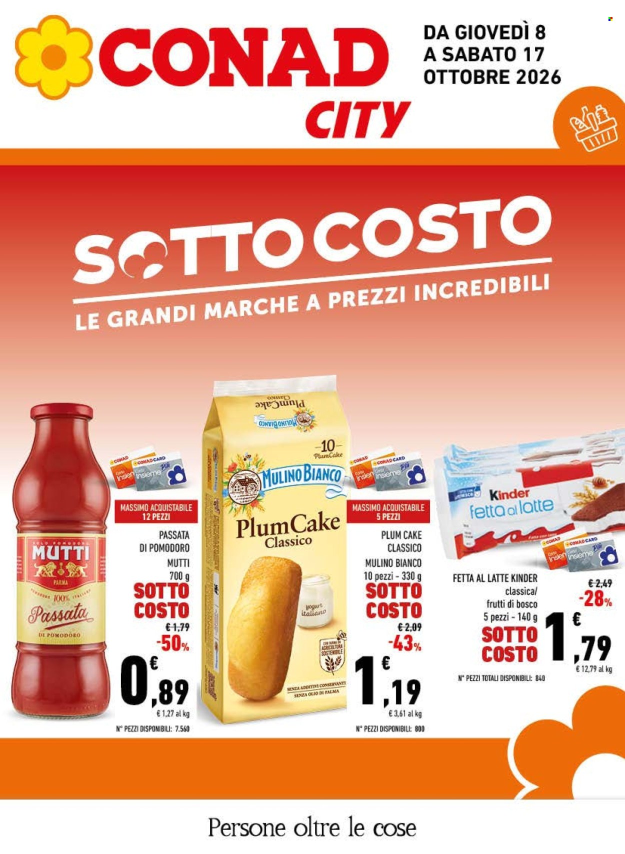 Volantino Conad - 8/10/2026 - 17/10/2026. Pagina 1