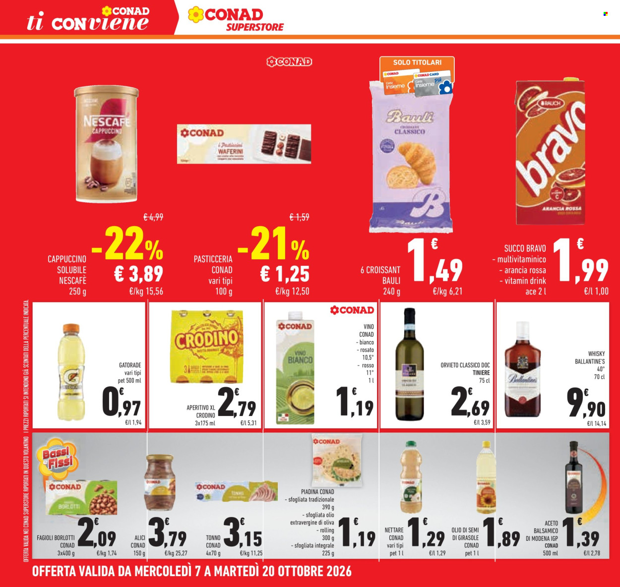 Volantino Conad Superstore - 7/10/2026 - 20/10/2026. Pagina 48