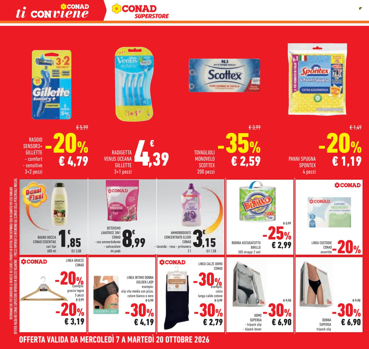 Leták Conad Superstore - 7.10.2026 - 20.10.2026. Strana 50