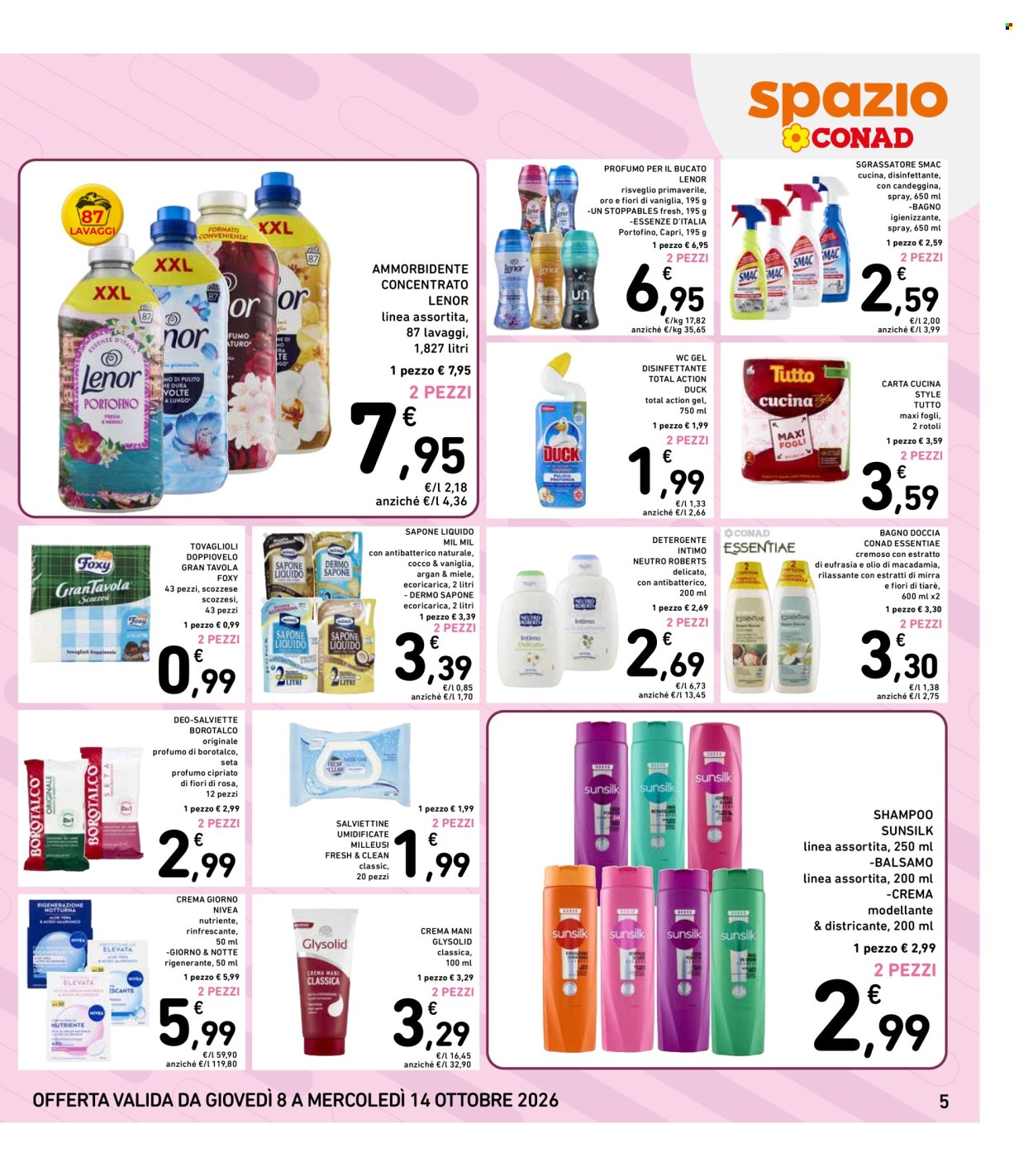 Leták Spazio Conad - 8.10.2026 - 14.10.2026. Strana 5