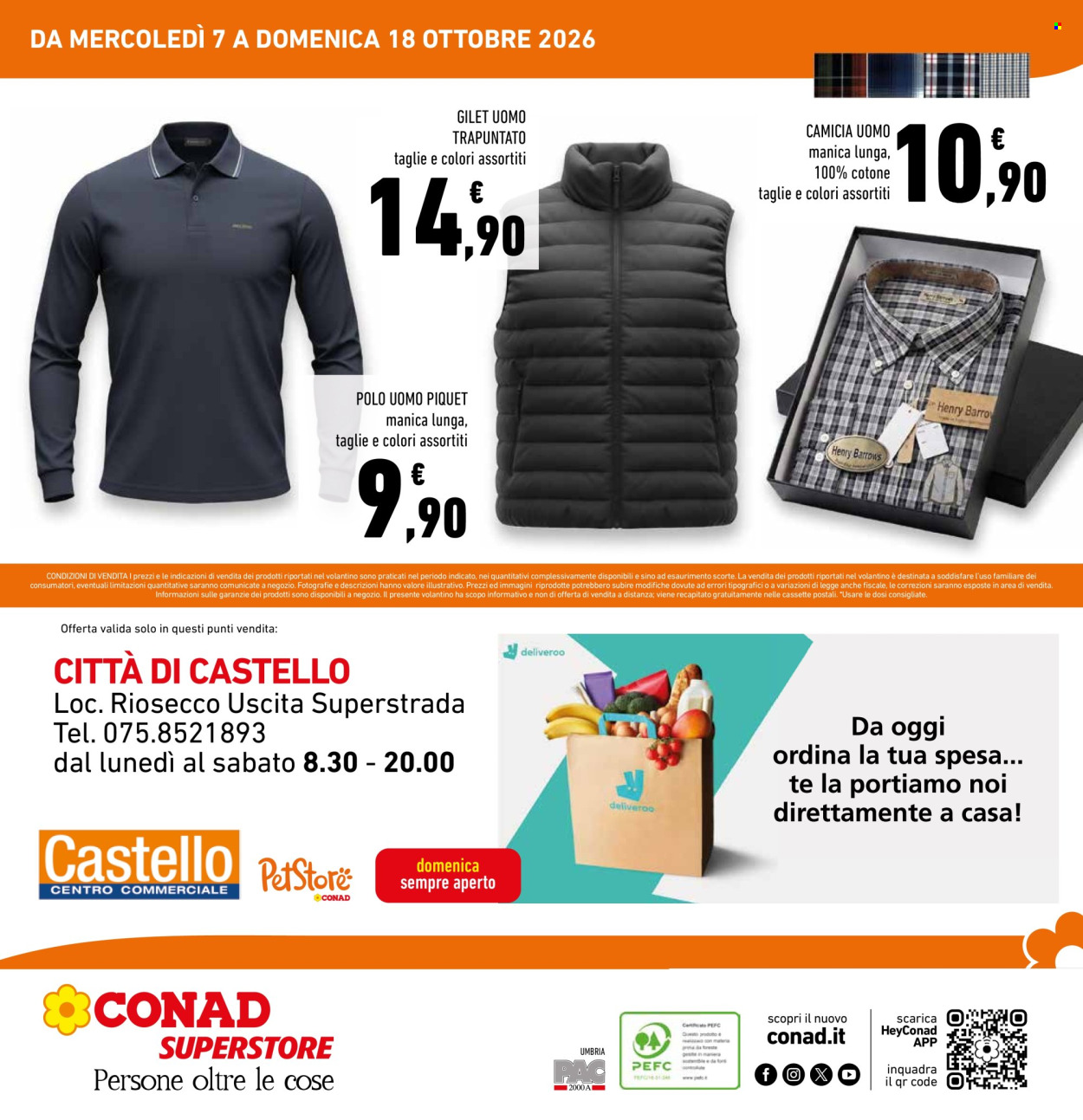 Leták Conad Superstore - 7.10.2026 - 18.10.2026. Strana 4