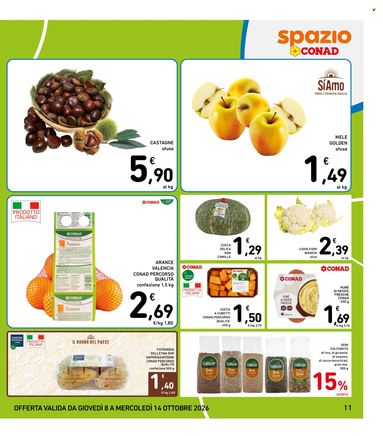 Leták Spazio Conad - 8.10.2026 - 14.10.2026. Strana 11
