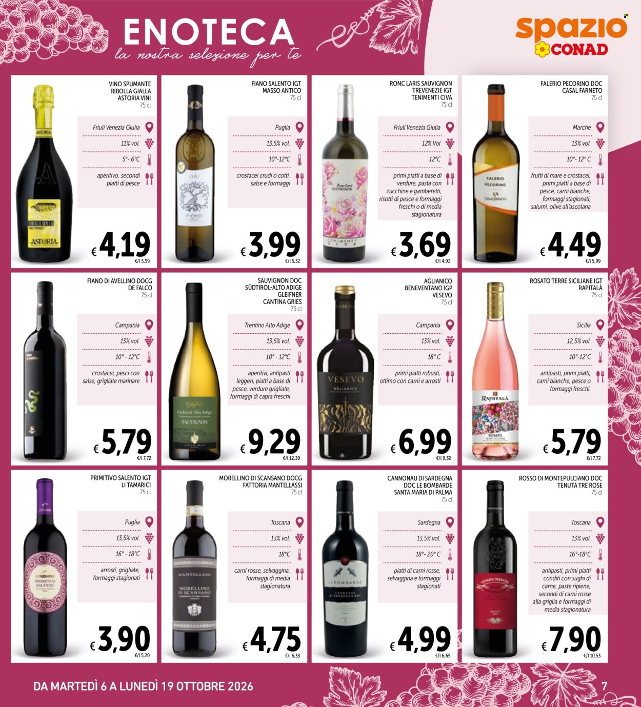 Leták Spazio Conad - 6.10.2026 - 19.10.2026. Strana 7