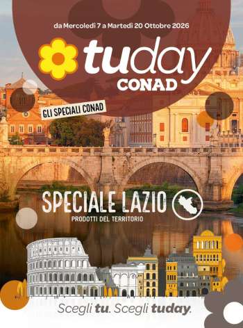 Volantino TuDay Conad - 7/10/2026 - 20/10/2026.