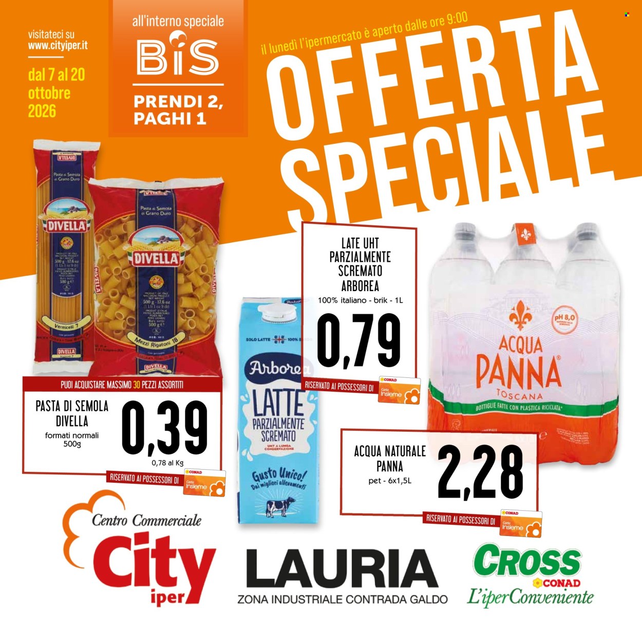 Leták Conad Superstore - 7.10.2026 - 20.10.2026. Strana 1