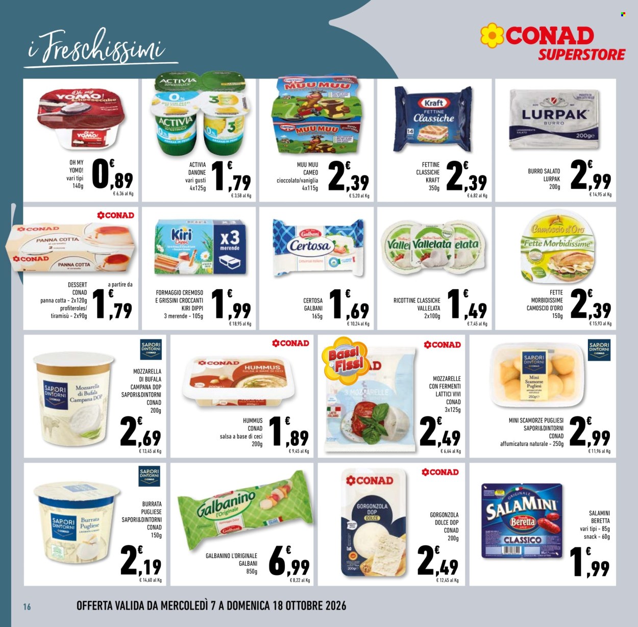 Leták Conad Superstore - 7.10.2026 - 20.10.2026. Strana 16