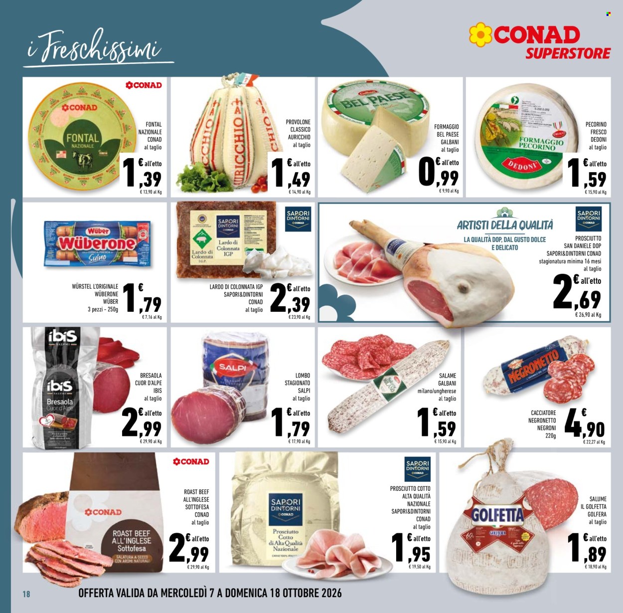 Volantino Conad Superstore - 7/10/2026 - 20/10/2026. Pagina 18