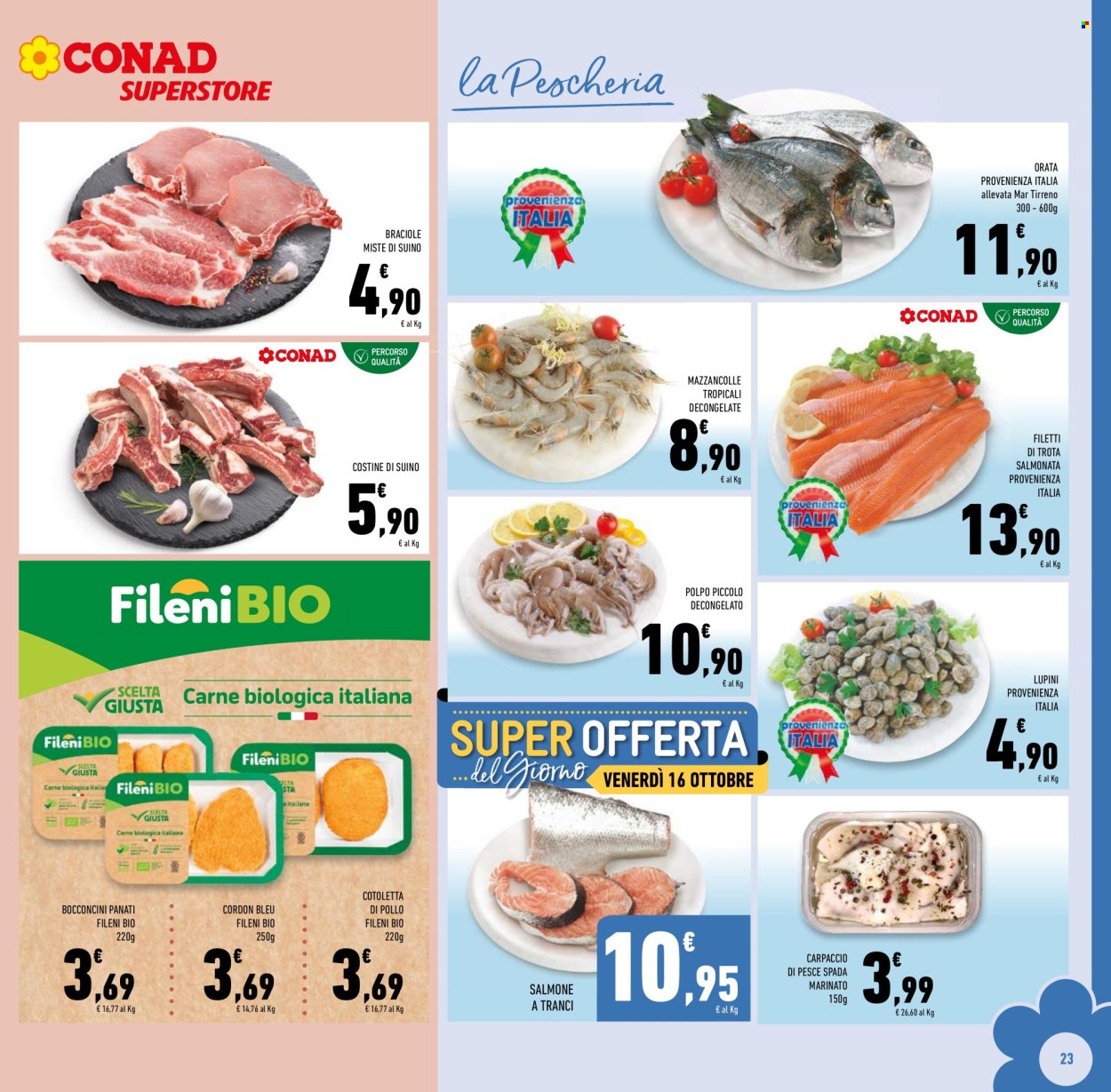 Leták Conad Superstore - 7.10.2026 - 20.10.2026. Strana 23