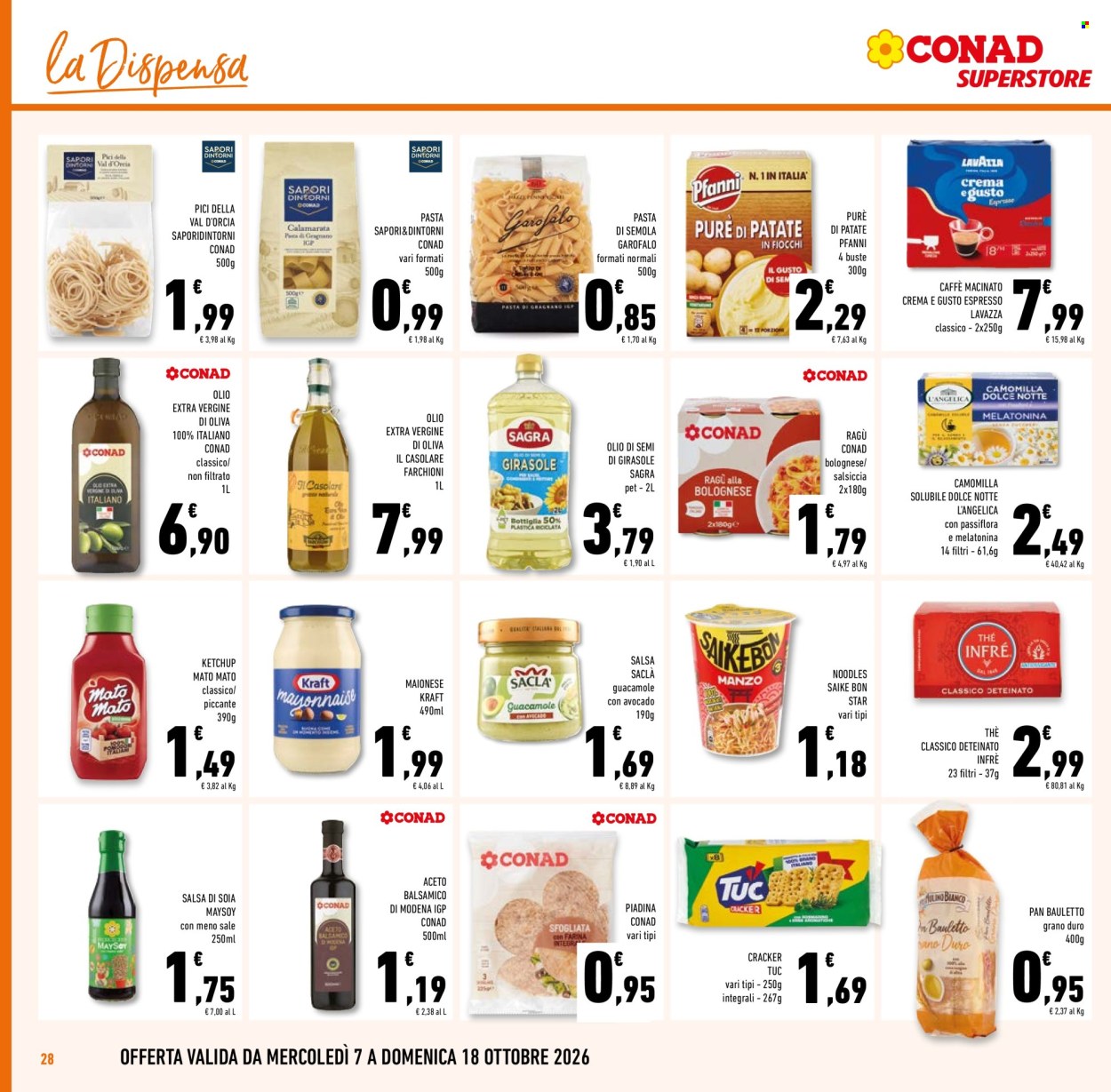 Volantino Conad Superstore - 7/10/2026 - 20/10/2026. Pagina 28