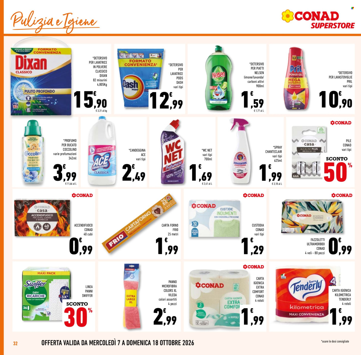 Leták Conad Superstore - 7.10.2026 - 20.10.2026. Strana 32