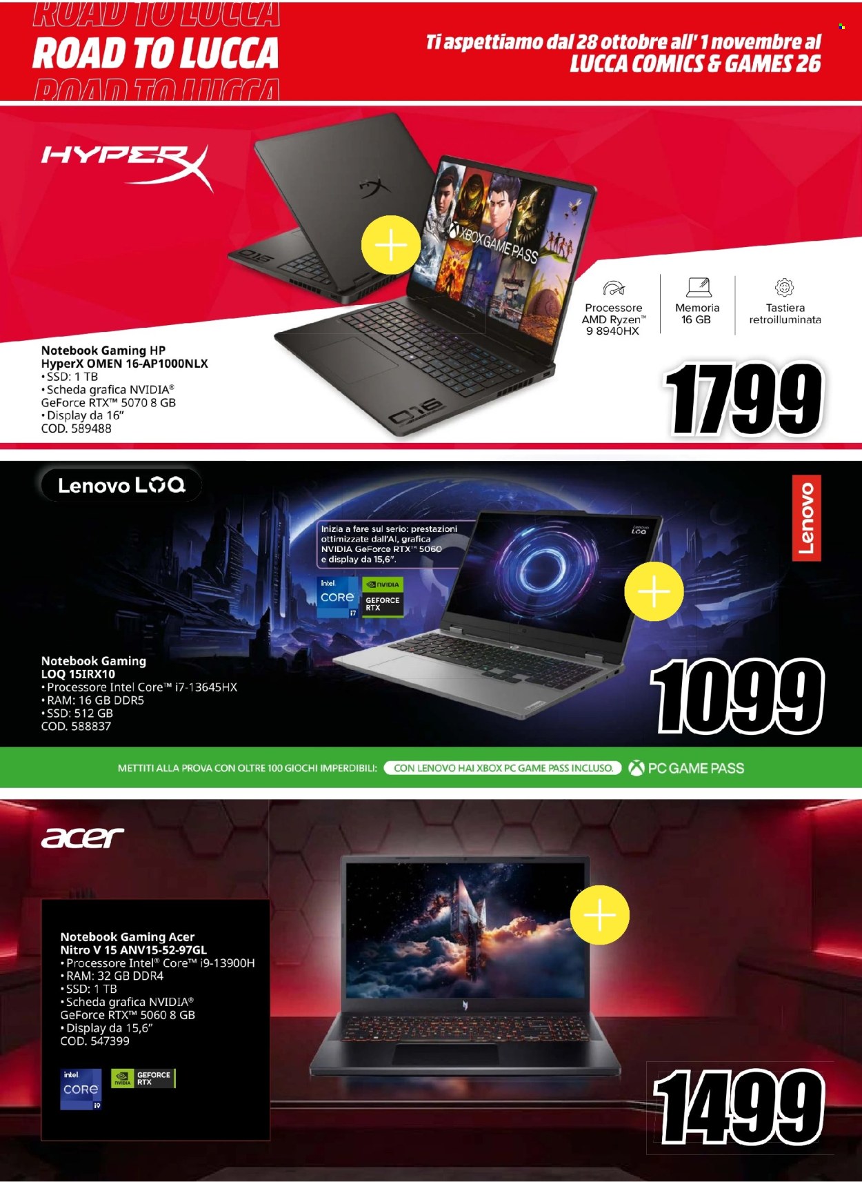 Volantino MediaWorld - 5/10/2026 - 11/10/2026. Pagina 2