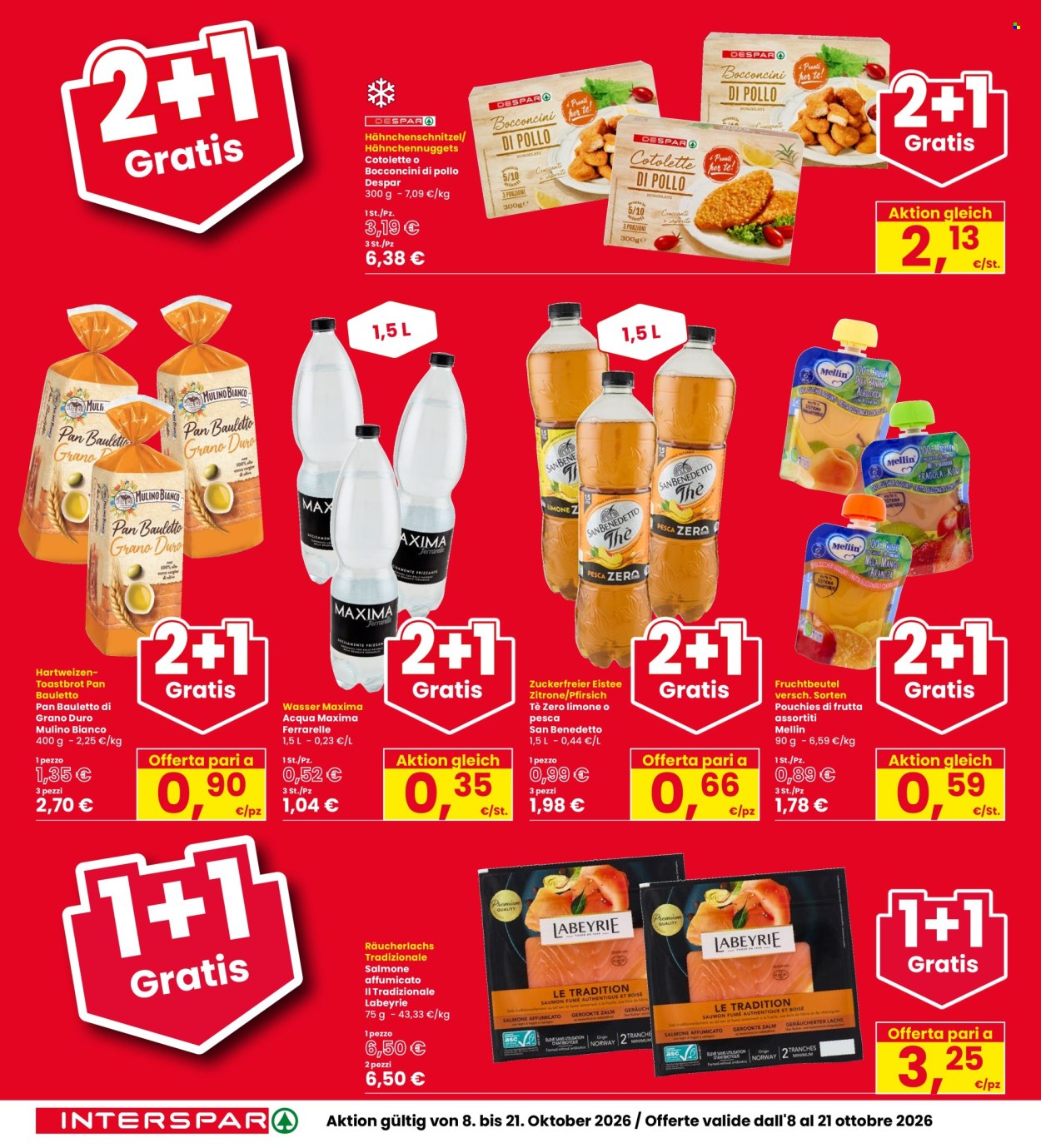 Leták Interspar - 8.10.2026 - 21.10.2026. Strana 2