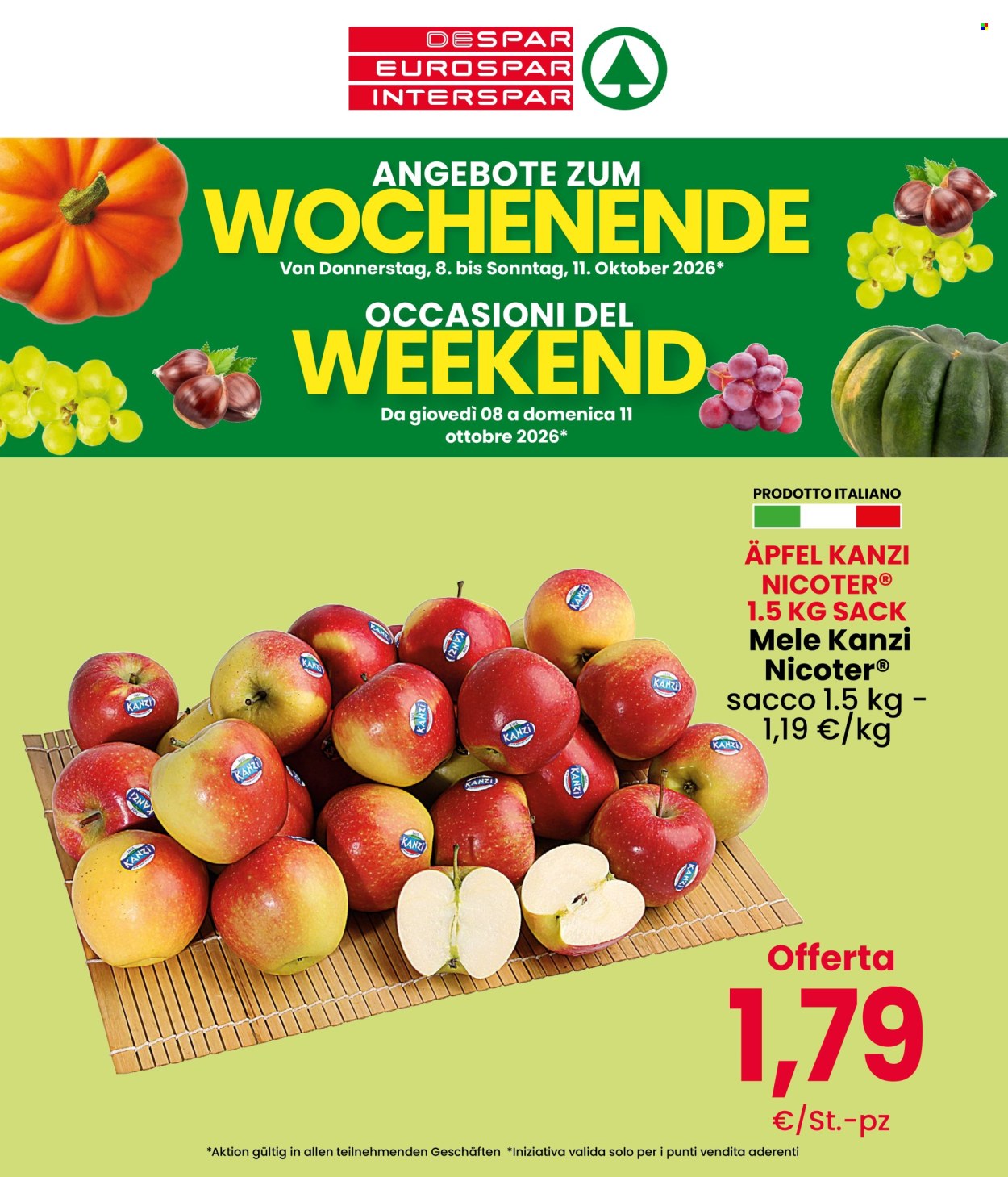Volantino Despar - 8/10/2026 - 11/10/2026. Pagina 1