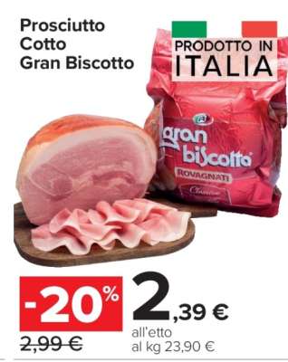 Prosciutto Cotto Gran Biscotto