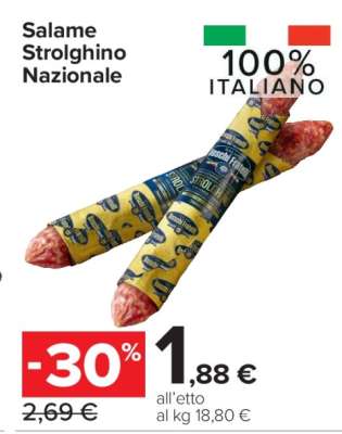 Salame Strolghino Nazionale