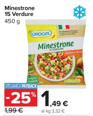 Minestrone 15 Verdure