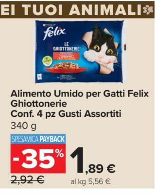 Alimento Umido per Gatti Felix Ghiottonerie