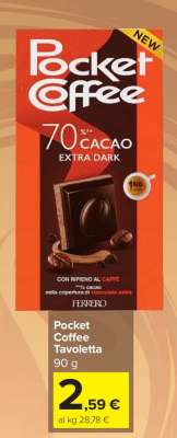 Pocket Coffee Tavoletta
