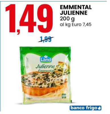 EMMENTAL JULIENNE