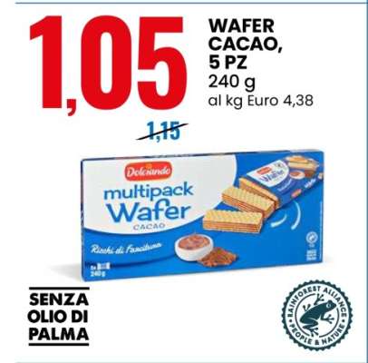 WAFER CACAO, 5 PZ