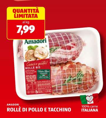 AMADORI ROLLÈ DI POLLO E TACCHINO
