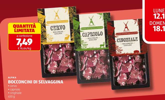 ALPIKA BOCCONCINI DI SELVAGGINA