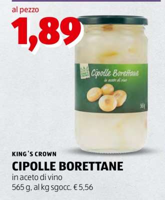KING'S CROWN CIPOLLE BORETTANE