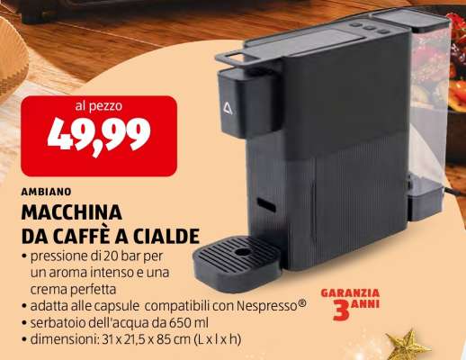 AMBIANO MACCHINA DA CAFFÈ A CIALDE