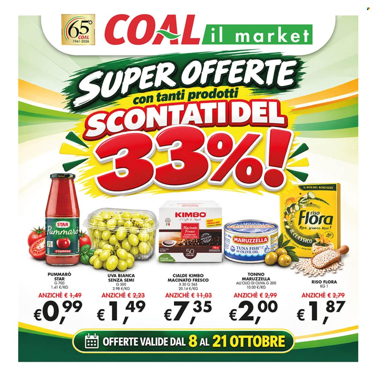 Leták COAL - 8.10.2026 - 21.10.2026. Strana 1