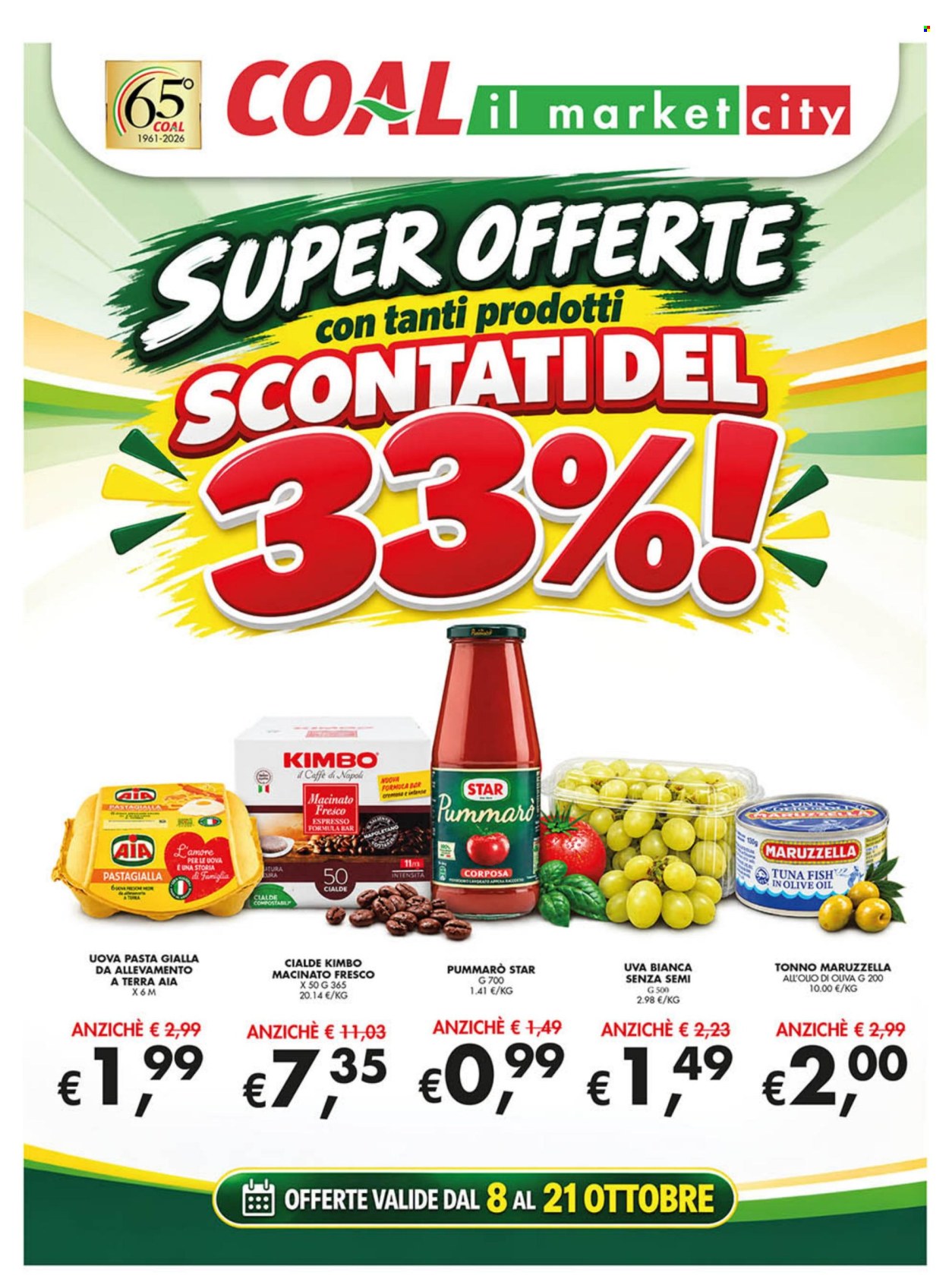 Volantino COAL - 8/10/2026 - 21/10/2026. Pagina 1