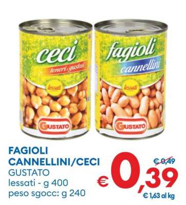 FAGIOLI CANNELLINI/CECI