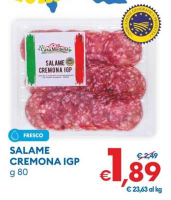 SALAME CREMONA IGP