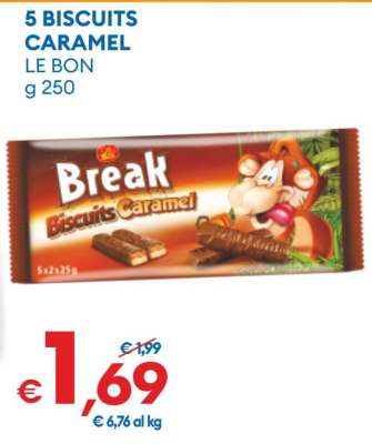 5 BISCUITS CARAMEL