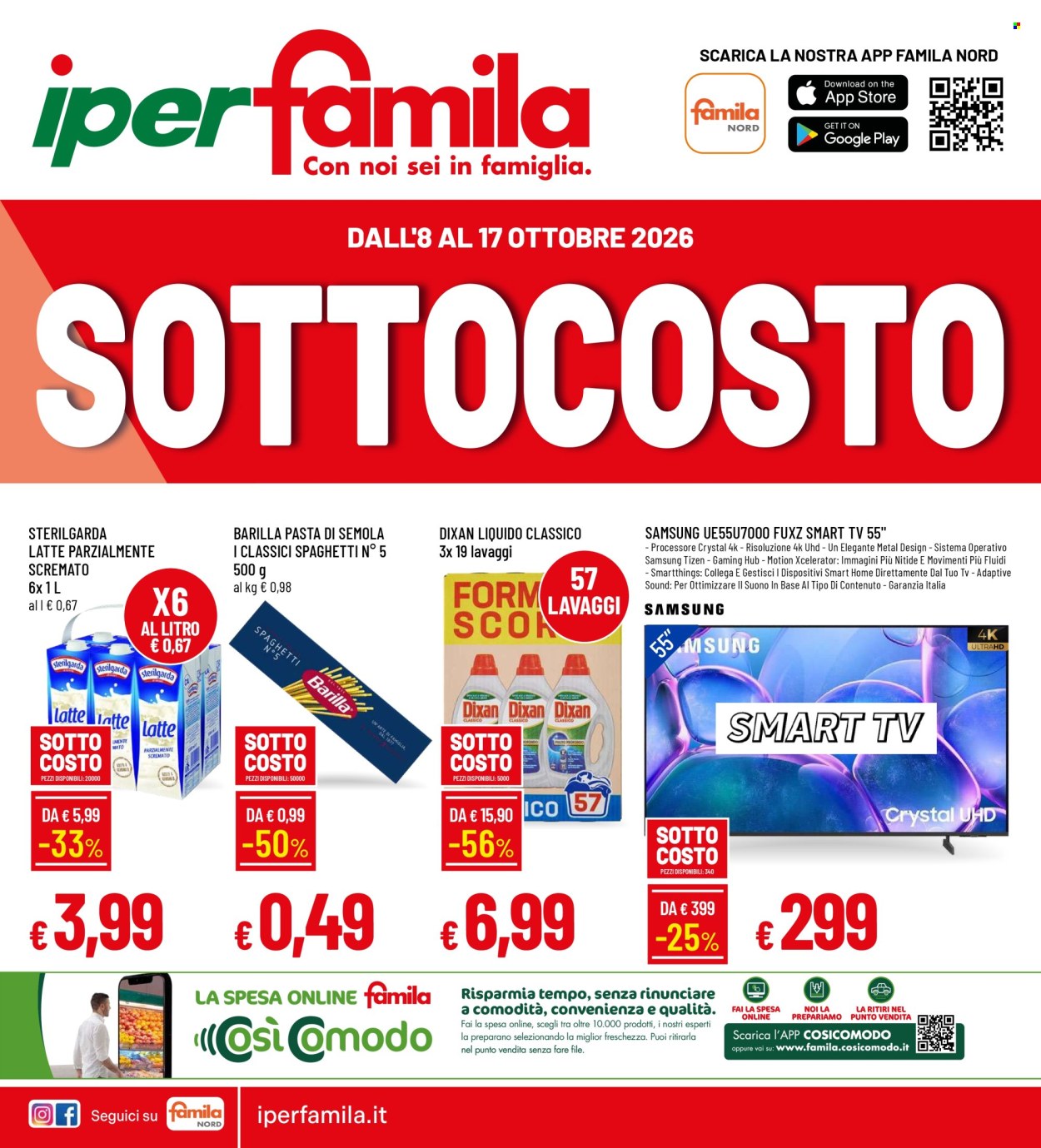 Volantino Famila - 8/10/2026 - 17/10/2026. Pagina 1