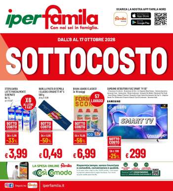 Volantino Famila - 8/10/2026 - 17/10/2026.
