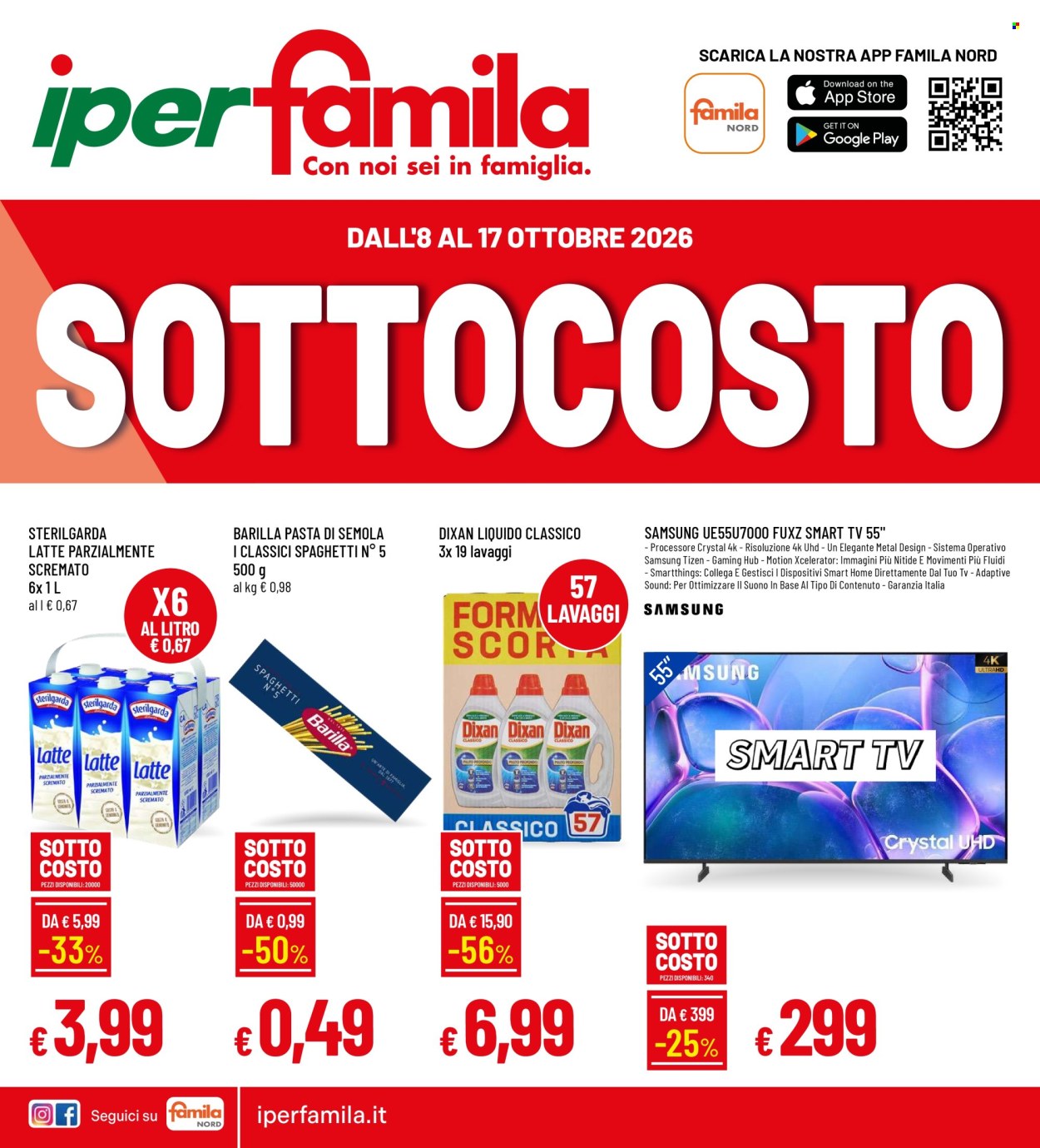 Volantino Famila - 8/10/2026 - 17/10/2026. Pagina 1