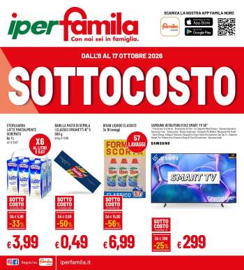 Volantino Famila - 8/10/2026 - 17/10/2026.